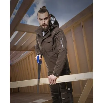 Pánská softshellová bunda Softshellová bunda ARDON®R8ED+ hnědá - DOPRODEJ S Velikost: S, Barva č: hnědé odstíny