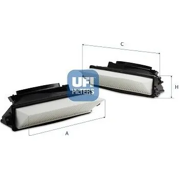 Filtr do auta Vzduchový filtr UFI 30.E57.00