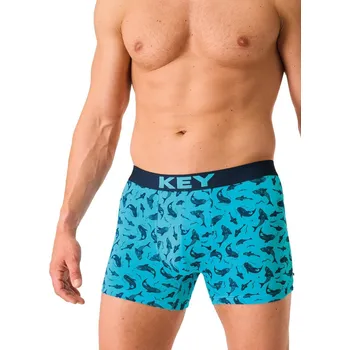Boxerky Boxerky Key MXH 941 B26 M-2XL tmavě modrá L