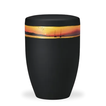 Smuteční dekorace Ekologická urna Royal Black - Plachetnice