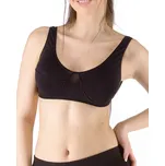 GINA 97001P Podprsenka sportovní na zapínání Barva: černá, Velikost: XXL