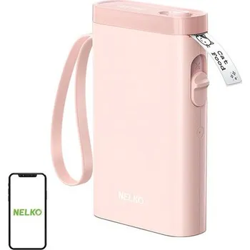 Tiskárna štítků Tiskárna štítků NELKO P21 Pink