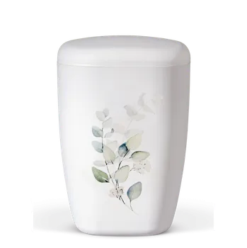 Smuteční dekorace Ekologická urna Aquarell - Eukalyptus