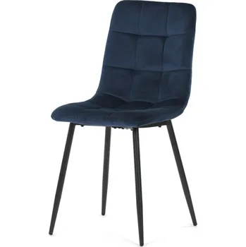 Jídelní židle Jídelní židle THEO II — kov, samet, více barev Modrá