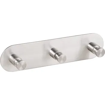 Koupelnový nábytek Bemeta Věšák se 3 háčky, mat 132206045