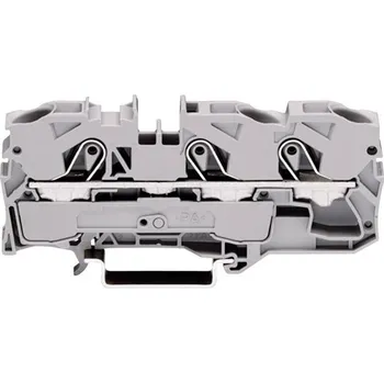 WAGO 2010-1307 svorka ochranného vodiče 10 mm pružinová svorka osazení: Terre zelená, žlutá 1 ks