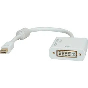 Video kabel ROLINE adapter Mini DP - DVI, M/F, v 1.2