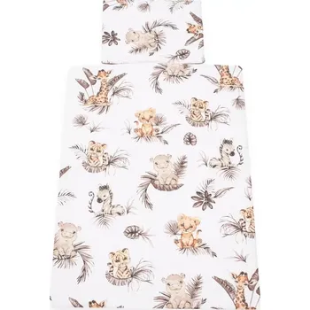 Povlečení 2dílné dětské povlečení NEW BABY Safari 90 × 120 cm