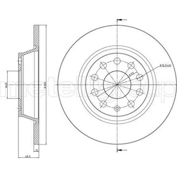 Brzdový kotouč Brzdový kotouč CIFAM (800-852C)