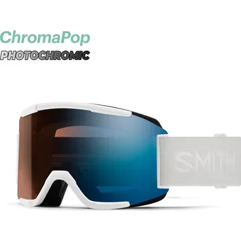 Snowboardové brýle Smith Squad white vapor | cp pro photochromic blue mirror 2026 - Odesíláme do 24 hodin