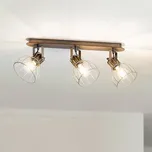 EGLO Stropní světlo Sambatello, 3 zdroje hnědá/stříbrná 3 x 40 W - Doprava zdarma