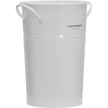 Váza House Doctor Kovová nádoba na květiny Store White