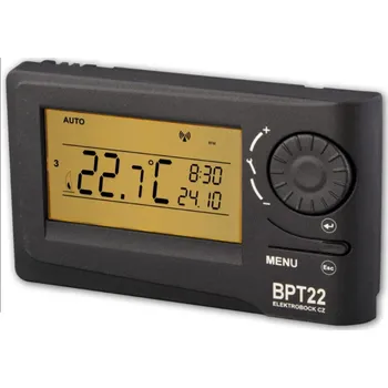 ELEKTROBOCK Termostat bezdrátový digitální BT22-3-5 antracit