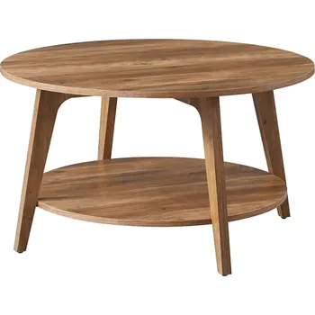 Nábytek Vasagle Konferenční stolek NORDIC, 80×45cm, hnědá