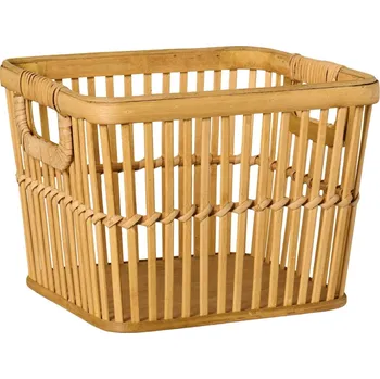 Piknikový koš Ib Laursen Úložný koš z bambusu Grasps open Braid