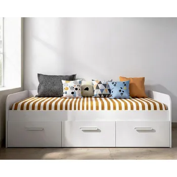 Dětsný nábytek Dětská postel s úložným prostorem bílá Mek