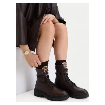 Pracovní obuv Kotníková obuv MEXX CEO-MI001710753W Hnědá 38