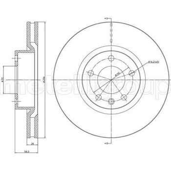 Brzdový kotouč Brzdový kotouč CIFAM (800-441)
