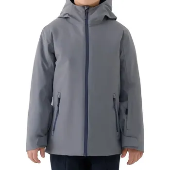 Chlapecká bunda Chlapecká lyžařská bunda 4F M0820 tmavě šedá 4FJWAW25TTJAM0820 23S 158 cm