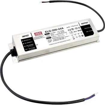 Příslušenství pro LED osvětlení MEAN WELL ELG-200-C1750B-3Y LED driver konstantní proud 199.5 W 1750 mA 57 - 114 V/DC stmívací funkce 3v1 , stmívatelný, montáž na nehořlavém povrchu ,