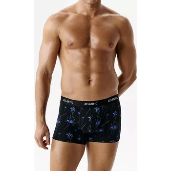 Boxerky Atlantic 3MH-229 A'3 S-2XL černo-modrá L