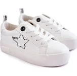 Dětská sportovní obuv Šněrovací Big Star KK374222 Bíle 34