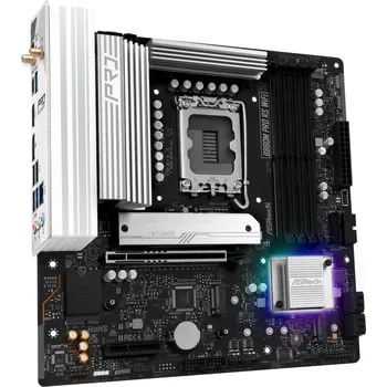 Základní deska ASRock B860M Pro RS WiFi / Intel B860 / LGA1851 / 4x DDR5 / 3x M.2 / HDMI / DP / USB-C / WiFi / mATX
