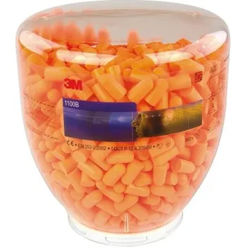 Ušní zátky jednorázové, Oranžová, Bez šňůry, Polyuretan 35dB 500 párů v balení CE