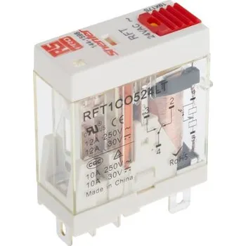 Relé Relé bez blokování SPDT zásuvné 12 A 24V ac