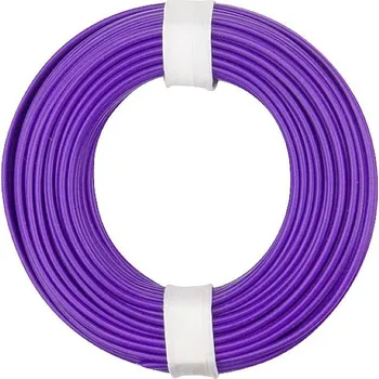 elektrický kabel Donau Elektronik 150-016 lanko/ licna, 1 x 0.50 mm², fialová, 10 m