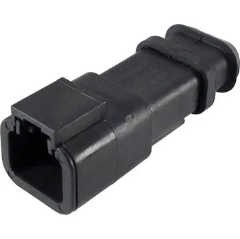 Elektrický konektor TE Connectivity DTP zástrčkový konektor na kabel 2, DTP04-2P-EE01, 1 ks