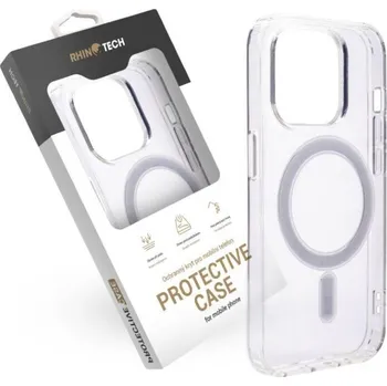 Pouzdro na mobilní telefon RhinoTech MAGcase Clear pro Apple iPhone 14 Pro transparentní