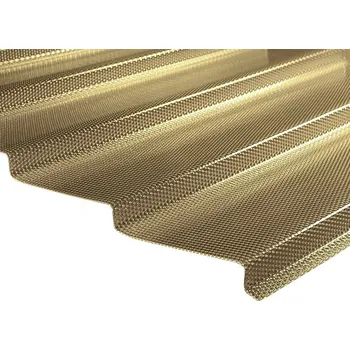 Polykarbonátová deska Deska polykarbonátová profilovaná MARLON CSE Diamond Z-TOP 2UV bronz 954×5&nbsp;000 mm