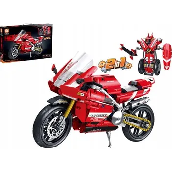 ostatní stavebnice Stavebnice Icom Motorka 2 v 1, 594 dílků