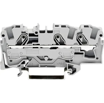 Svorka s ochr. vodičem Wago 2006-1307, 3pól., pružinová, 7,5 mm, zelenožlutá