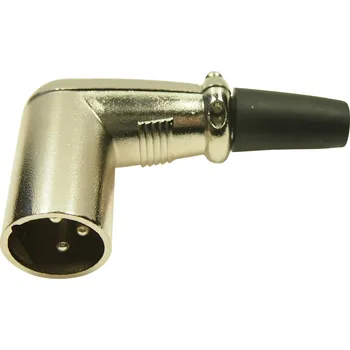 Cliff FC60963N XLR konektor Pólů: 3 zlatá, černá 1 ks