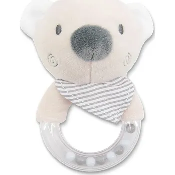 Senzorické chrastítko pro miminka kousátko hračka Lorelli medvídek