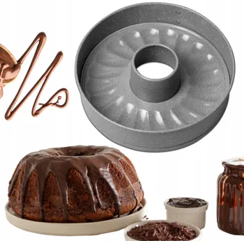 Nádoba na pečení FORMA PLECH NA PEČENÍ BÁBOVKY FORMA NA DORT ROZEPÍNACÍ 2-V-1 KAMILLE