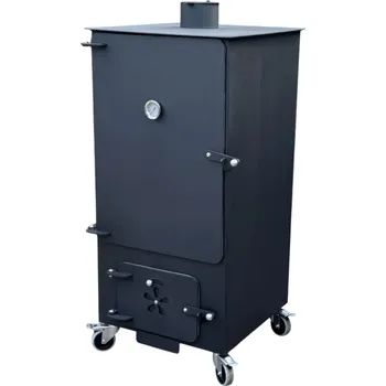 Udírna Kalme Udírna s topeništěm na dřevo 135L s kolečky Kalme