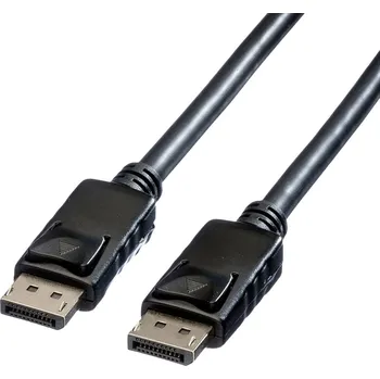 Audio kabel Roline DisplayPort kabel Konektor DisplayPort, Konektor DisplayPort 10.00 m černá 11.04.5986 stíněný Kabel DisplayPort