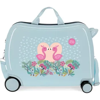 JOUMMA BAGS Dětský cestovní kufr na kolečkách / odrážedlo ROLL ROAD Pelikan Love, 34L, 3579821