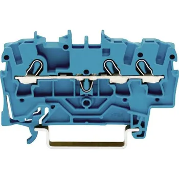 WAGO 2002-1304 průchodková svorka 5.20 mm pružinová svorka osazení: N modrá 1 ks