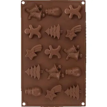 Nádoba na pečení Forma na pečení vánočního cukroví ORION 29x17x1,5cm Brown