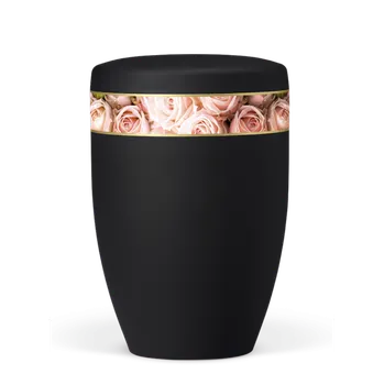 Smuteční dekorace Ekologická urna Royal Black - Růže