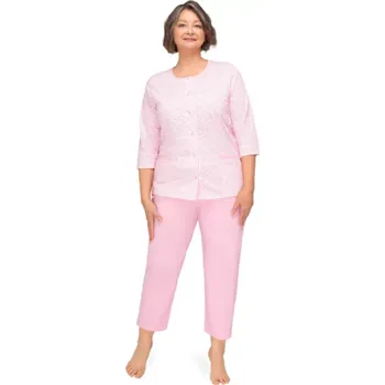 266 DÁMSKÉ PYŽAMO KASIA II Růžová XL