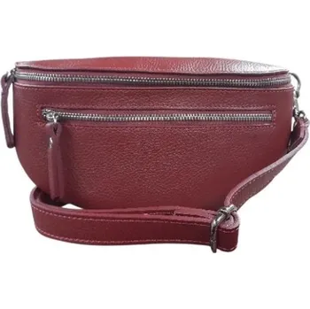Ledvinka Vera Pelle kožená ledvinka vínová 1562 D10 VÍNOVÁ