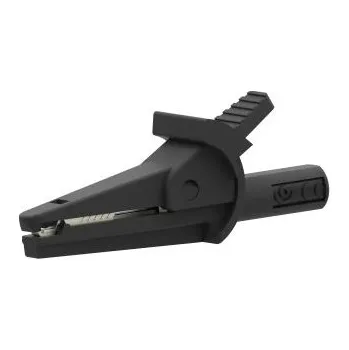 Krokosvorka Krokosvorka, 10A, materiál kontaktu: Poniklovaná mosaz, Černá, Electro PJP