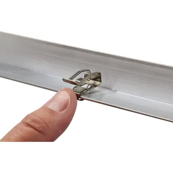 HellermannTyton MSC2-SS304-ML Klip na hrany 151-00982 1 ks