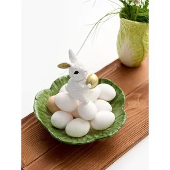 Velikonoční dekorace Sinsay - Velikonoční zajíček s vajíčkem - zlatá - 275IJ-GLD - 275IJ-GLD-ONE