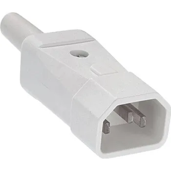 Elektrická zásuvka Bachmann 915.271 IEC zástrčka C13/C14 zástrčka Počet kontaktů: 2 10 A bílá 1 ks